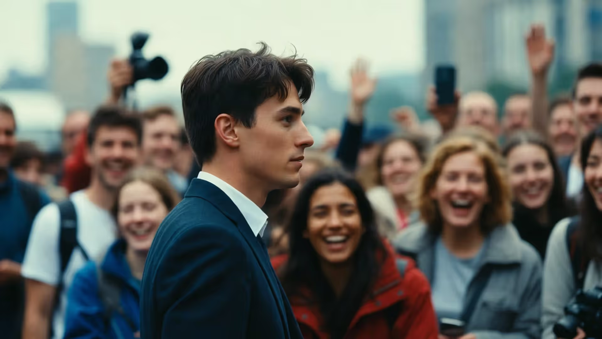 Feeling disconnected while surrounded by happy people