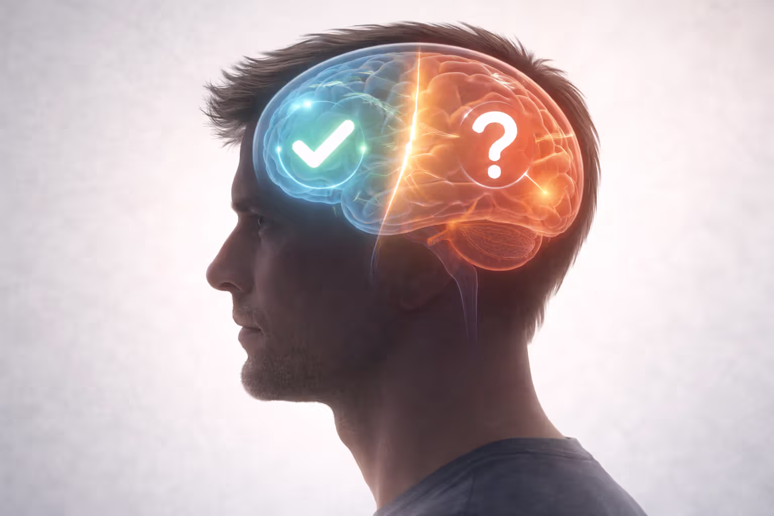 Adult writing thoughtfully in a notebook at a desk near a window